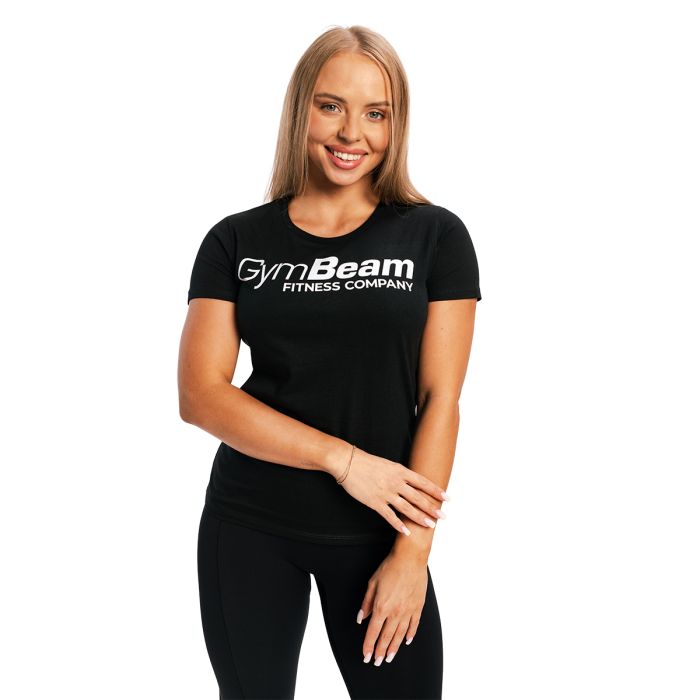 Women's Fitness T-shirt Black - GymBeam M