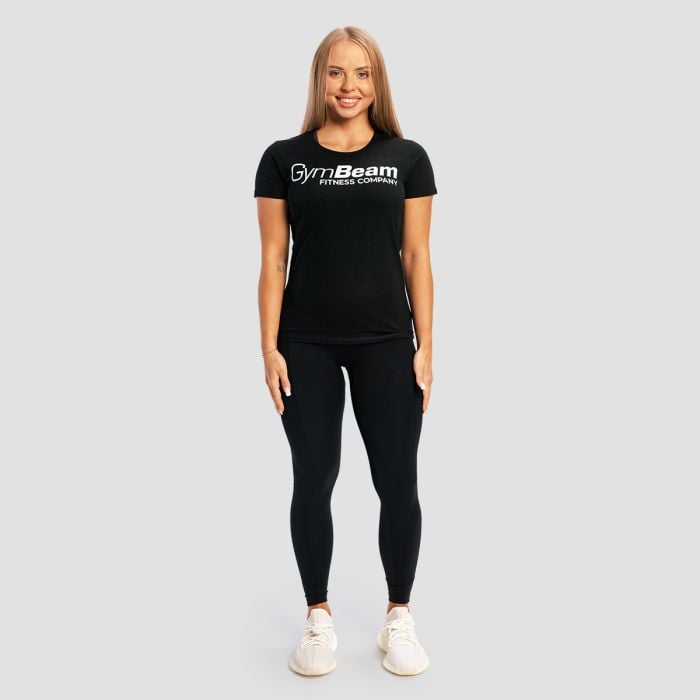 Women's Fitness T-shirt Black - GymBeam M