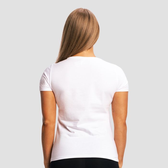 Women's Fitness T-shirt White - GymBeam XS