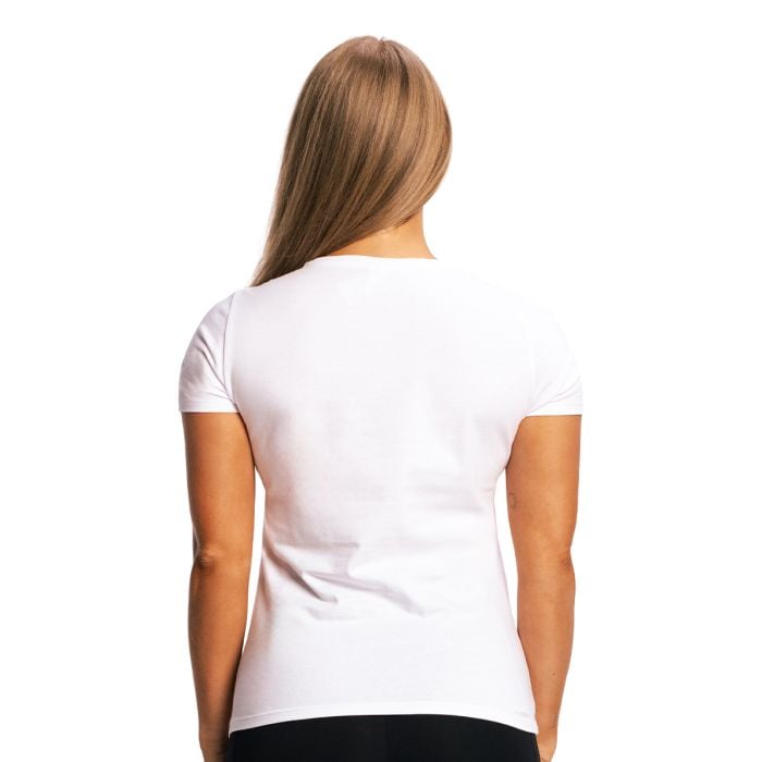 Women's Fitness T-shirt White - GymBeam XS