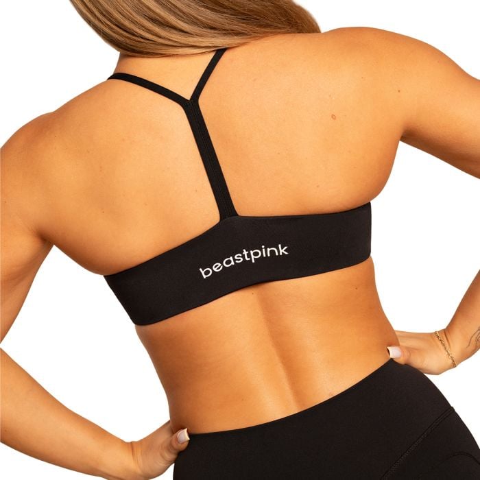 Grace Sports Bra Black - BeastPink M