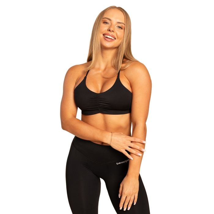 Grace Sports Bra Black - BeastPink M