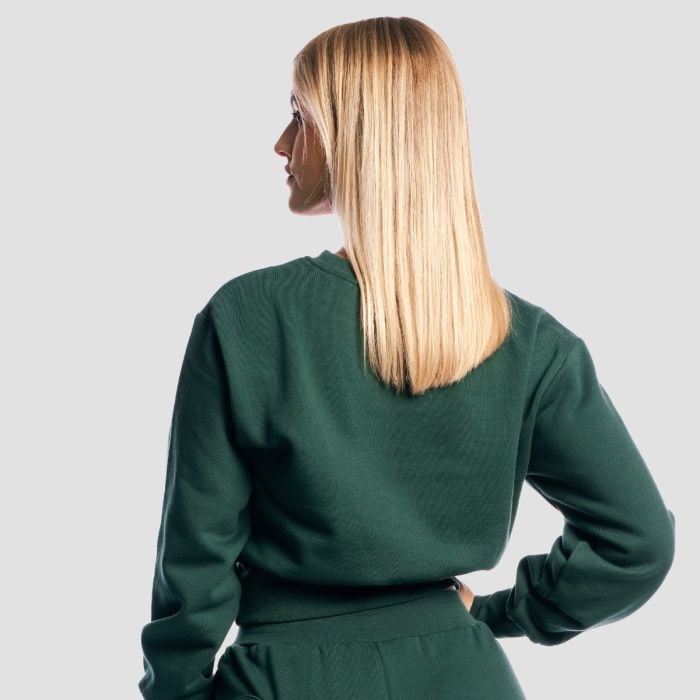 Women‘s GymBabe Jumper Forest - GymBeam L