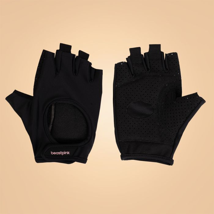 Hyper Fitness-Handschuhe für Frauen Black – BeastPink S
