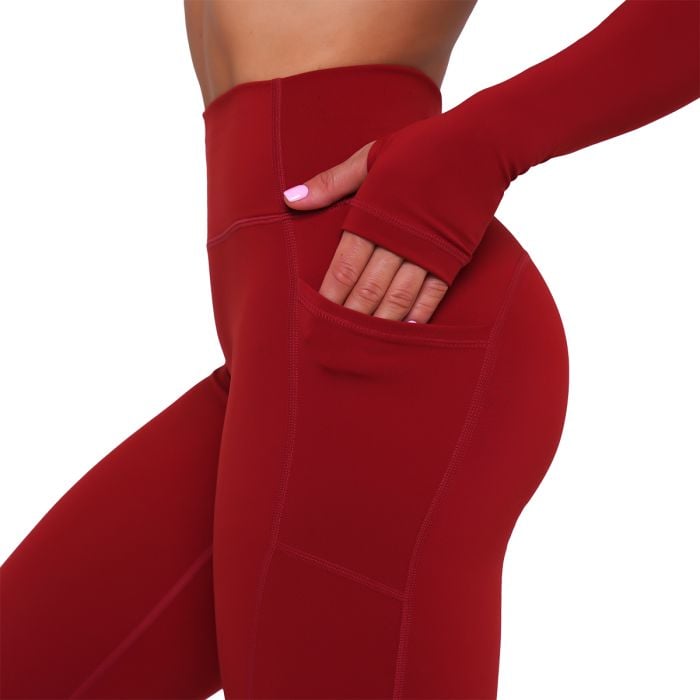 Ignite Leggings für Frauen in Dark Red - GymBeam S