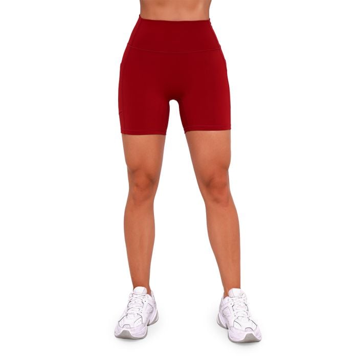 Ignite Shorts für Frauen in Dark Red - GymBeam L