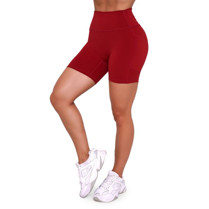 Ignite Shorts für Frauen in Dark Red - GymBeam L