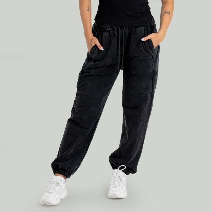 Jogginghose für Frauen in Washed Black - STRIX M
