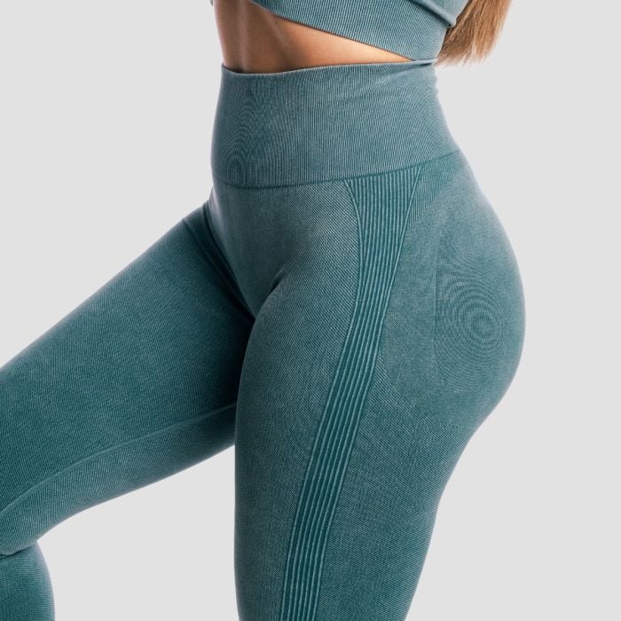 Women‘s Lift Seamless Leggings Petrol - GymBeam L