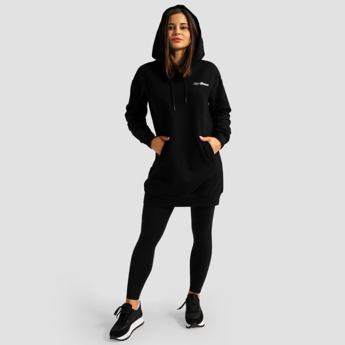 Limitless Longline Hoodie für Frauen Black - GymBeam M
