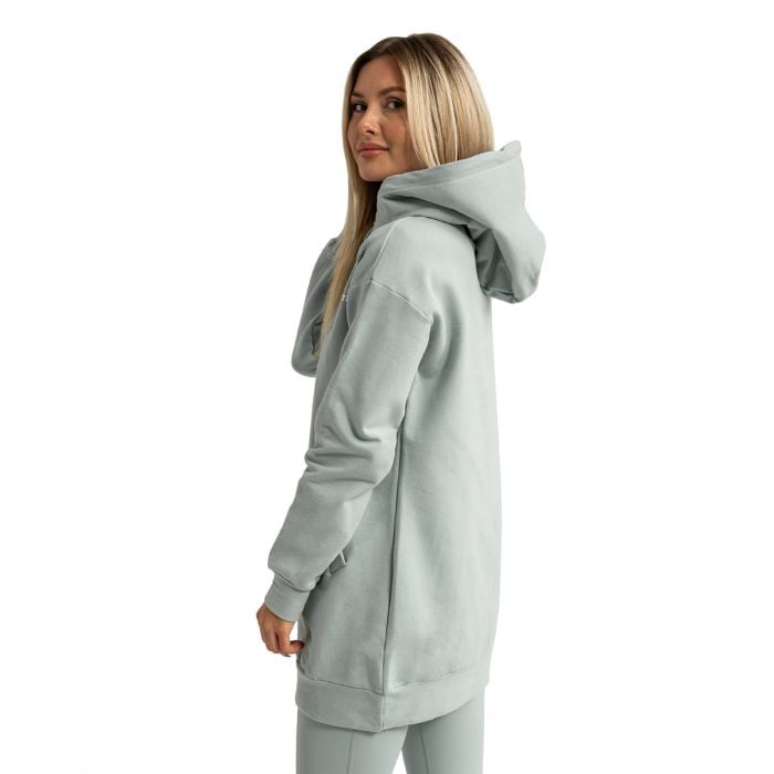 Limitless Longline Hoodie für Frauen Eucalypt - GymBeam XL