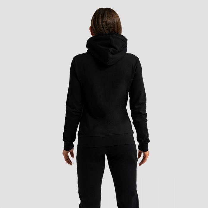 Limitless Hoodie mit Reißverschluss für Frauen Black – GymBeam L