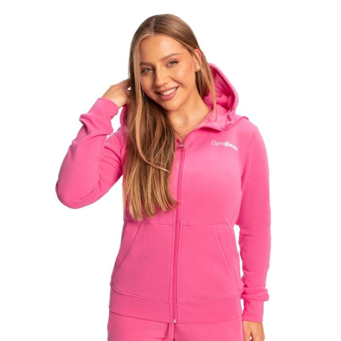 Women‘s Limitless Zip Up Hoodie Dragonfruit - GymBeam L