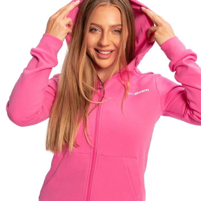 Women‘s Limitless Zip Up Hoodie Dragonfruit - GymBeam L