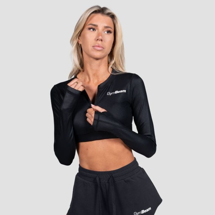 Women‘s Prime Sports Top Black - GymBeam S