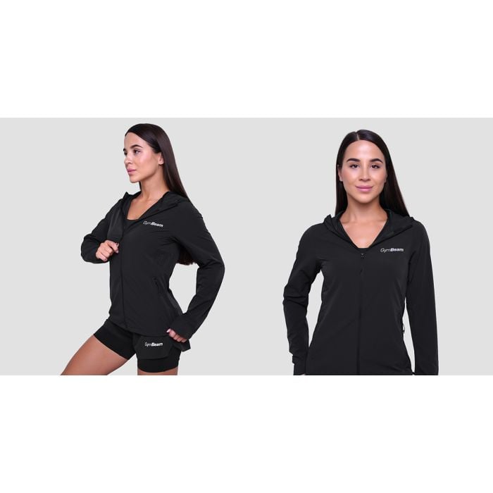 Pulse Laufjacke für Frauen in Black - GymBeam L