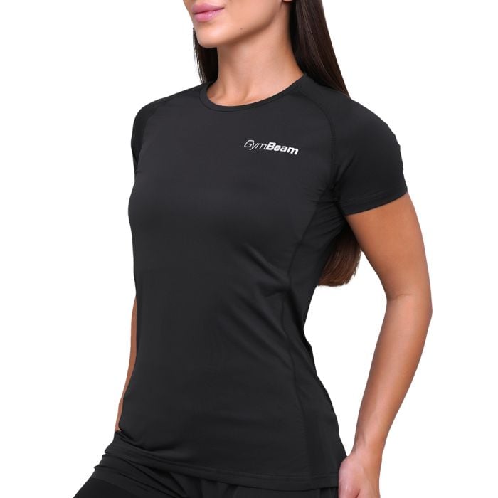 Pulse Running T-Shirt für Frauen in Black - GymBeam XXL