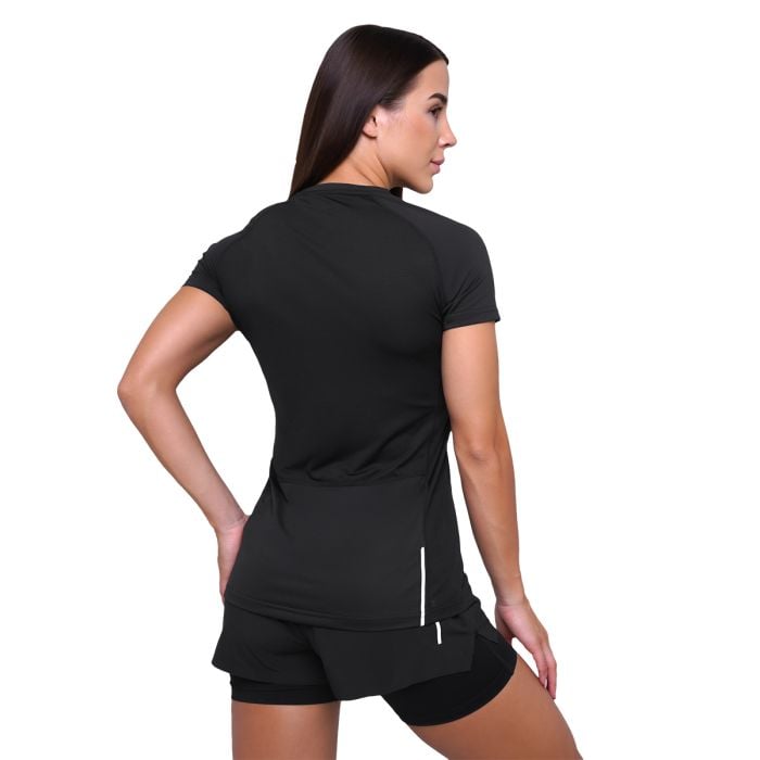 Pulse Running T-Shirt für Frauen in Black - GymBeam XXL