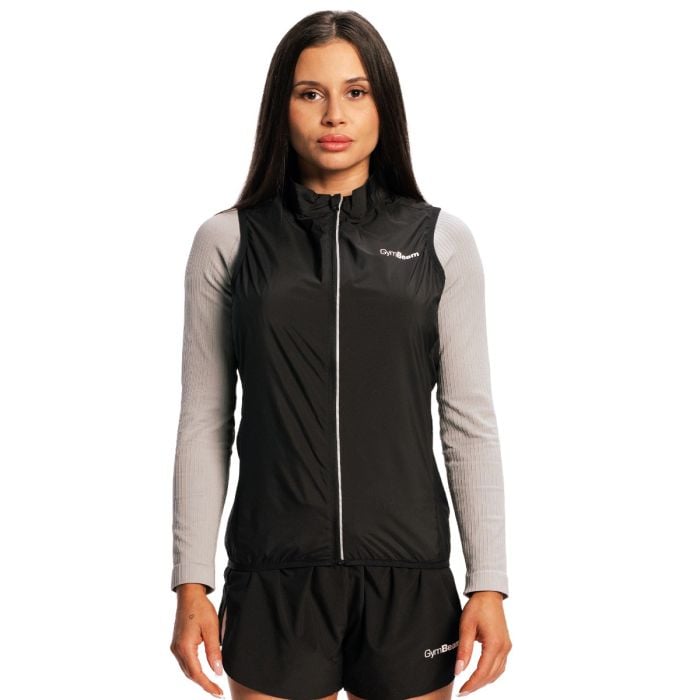 Women‘s Pulse X Running Gillet Black - GymBeam S