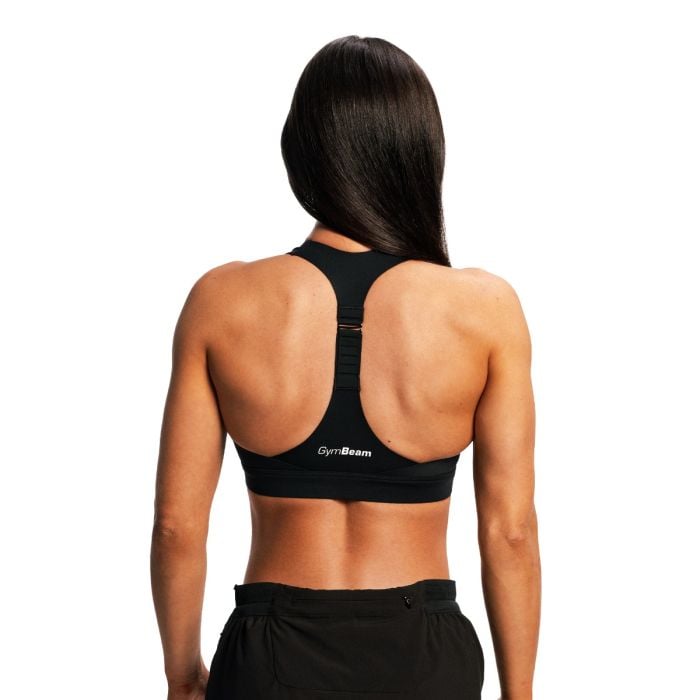 Women‘s Pulse X Running Sports Bra Black - GymBeam M