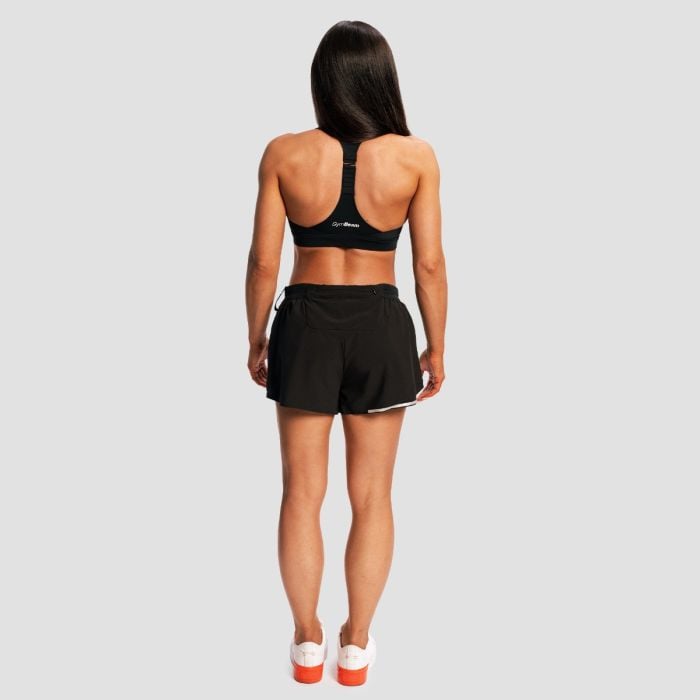 Women‘s Pulse X Running Sports Bra Black - GymBeam M