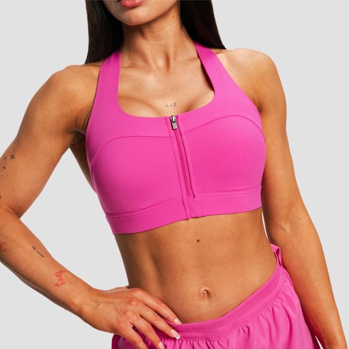 Women‘s Pulse X Running Sports Bra Purple - GymBeam M