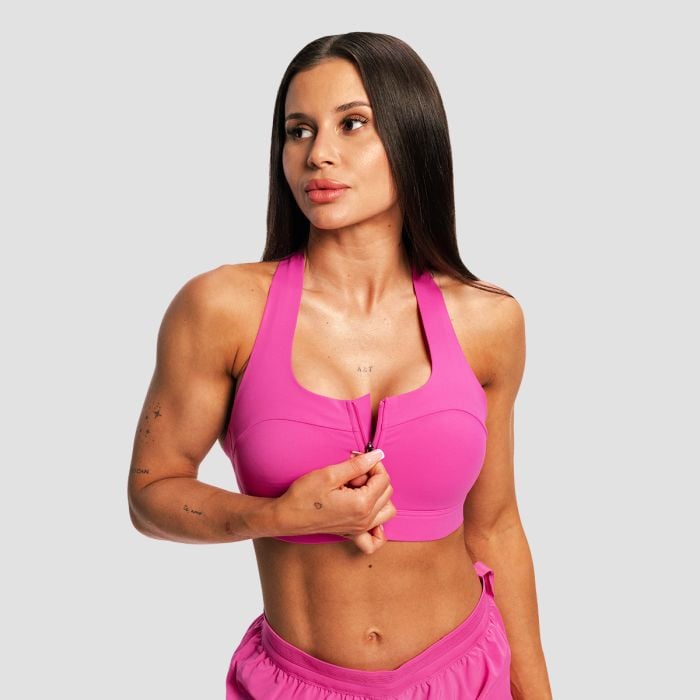 Women‘s Pulse X Running Sports Bra Purple - GymBeam M