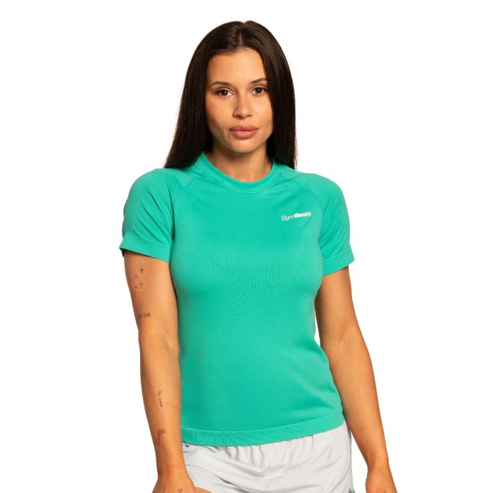 Women‘s Pulse X Running T-shirt Green - GymBeam M