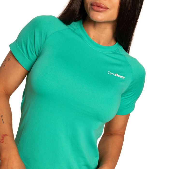 Women‘s Pulse X Running T-shirt Green - GymBeam M