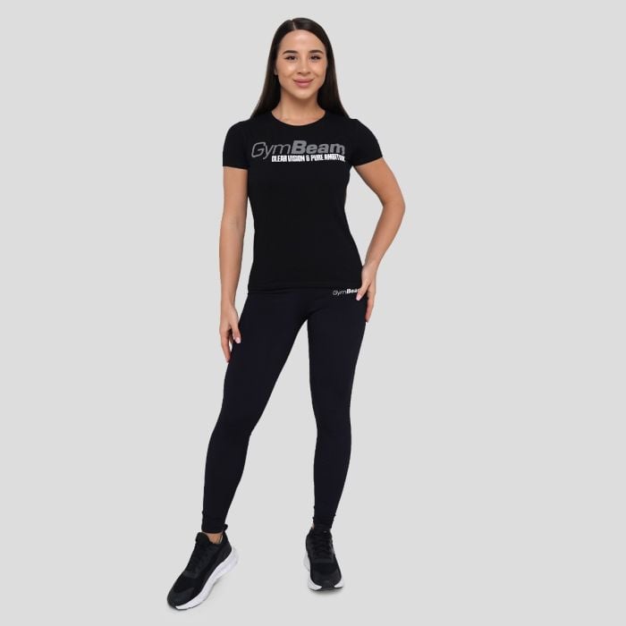 Women‘s Pure Ambition T-shirt Black - GymBeam M