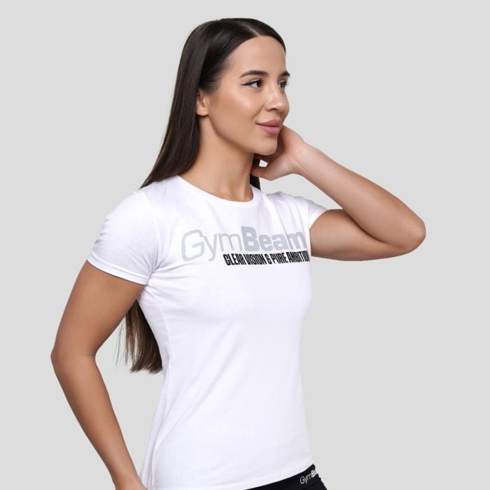 Women‘s Pure Ambition T-shirt White - GymBeam M