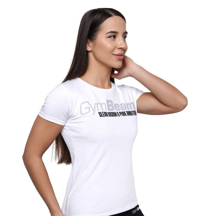 Women‘s Pure Ambition T-shirt White - GymBeam M