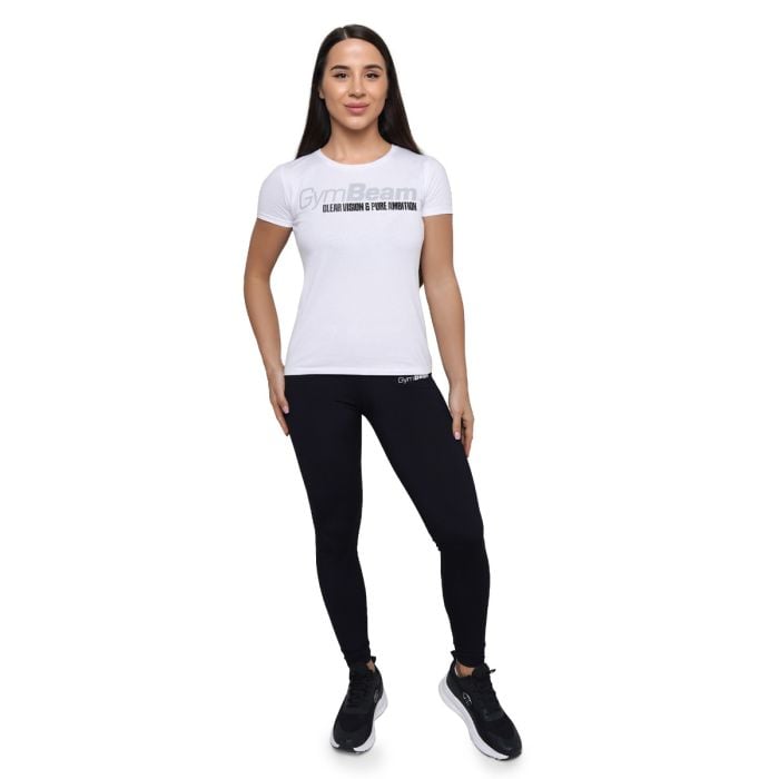 Women‘s Pure Ambition T-shirt White - GymBeam M
