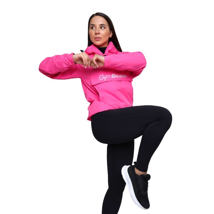 Regenjacke Smock für Frauen in Fuchsia - GymBeam M