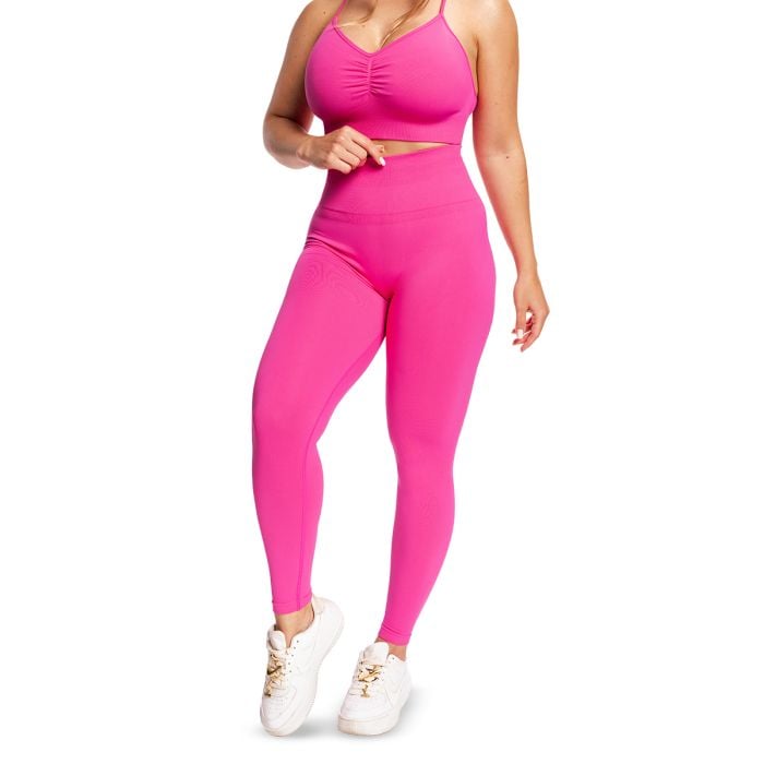 Women‘s Sculpt Seamless Leggings Rose - GymBeam S