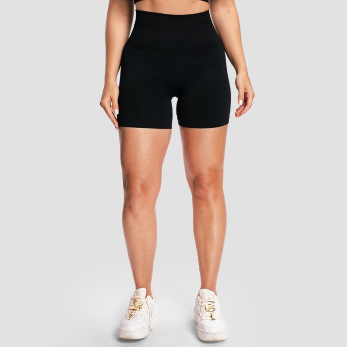 Women‘s Sculpt Seamless Shorts Black - GymBeam L