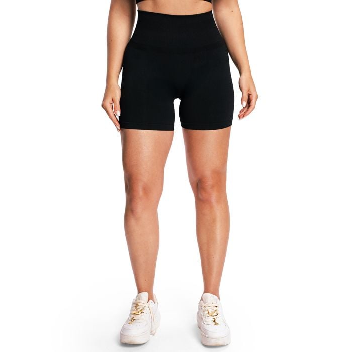 Women‘s Sculpt Seamless Shorts Black - GymBeam L