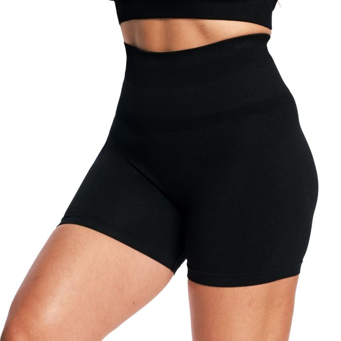 Women‘s Sculpt Seamless Shorts Black - GymBeam L