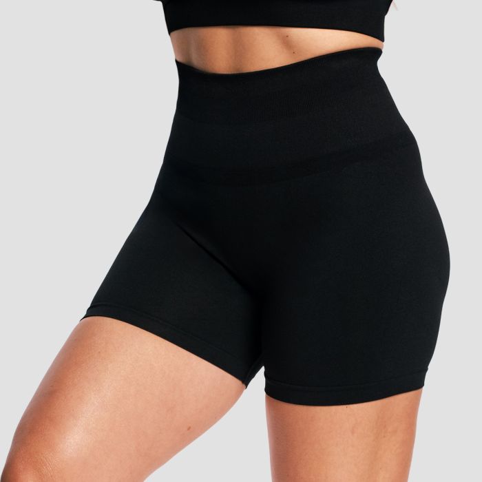 Women‘s Sculpt Seamless Shorts Black - GymBeam L