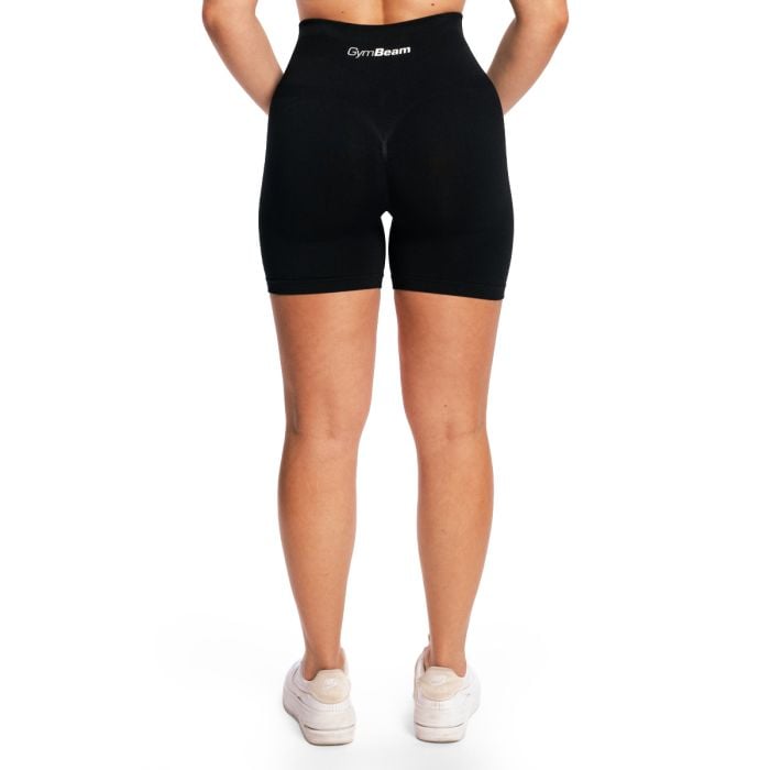 Women‘s Sculpt Seamless Shorts Black - GymBeam L