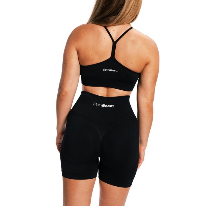 Women‘s Sculpt Seamless Shorts Black - GymBeam L