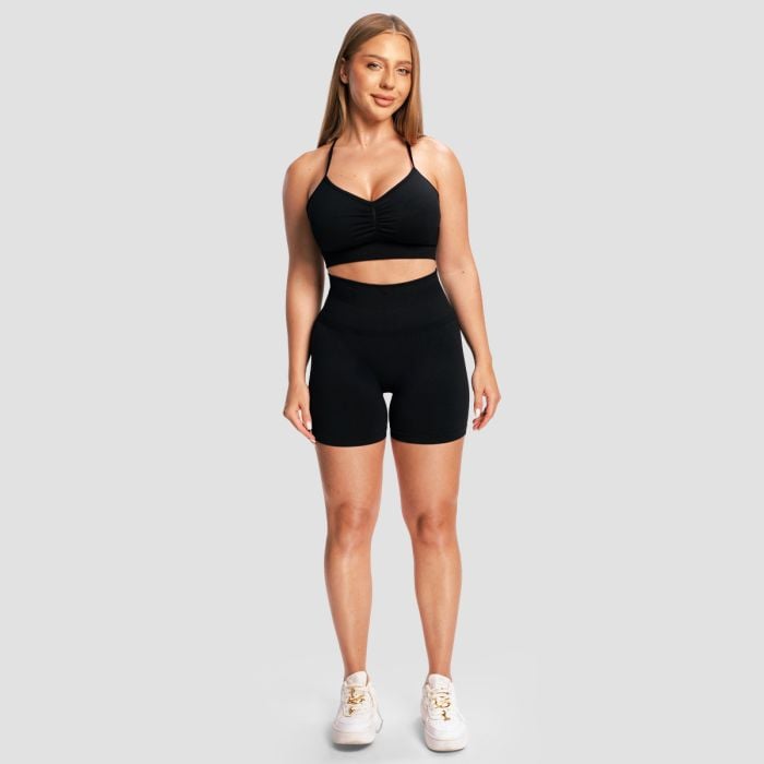 Women‘s Sculpt Seamless Shorts Black - GymBeam L