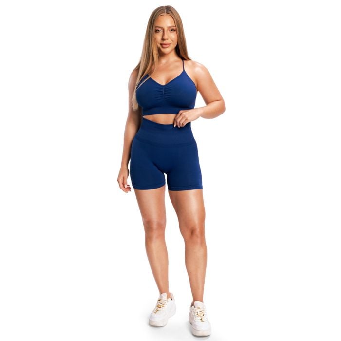 Women‘s Sculpt Seamless Shorts Navy - GymBeam M