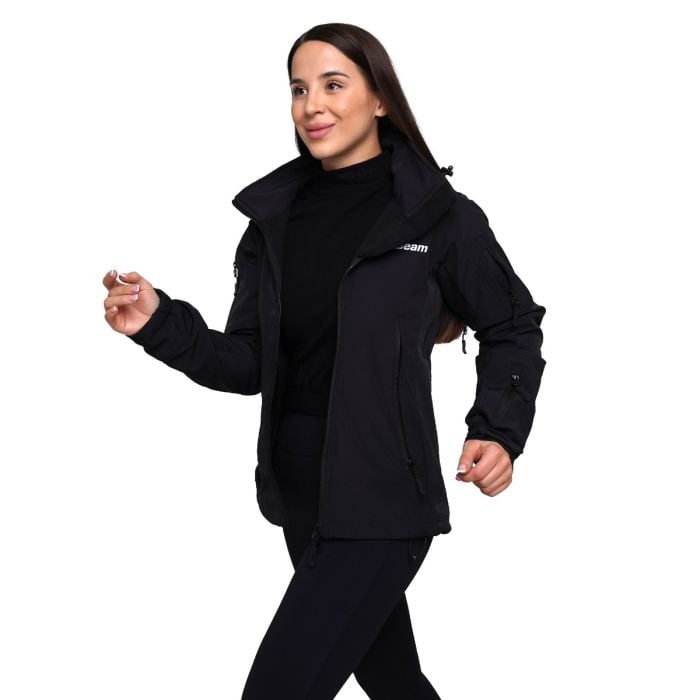 Softshell-Jacke für Frauen in Black - GymBeam L