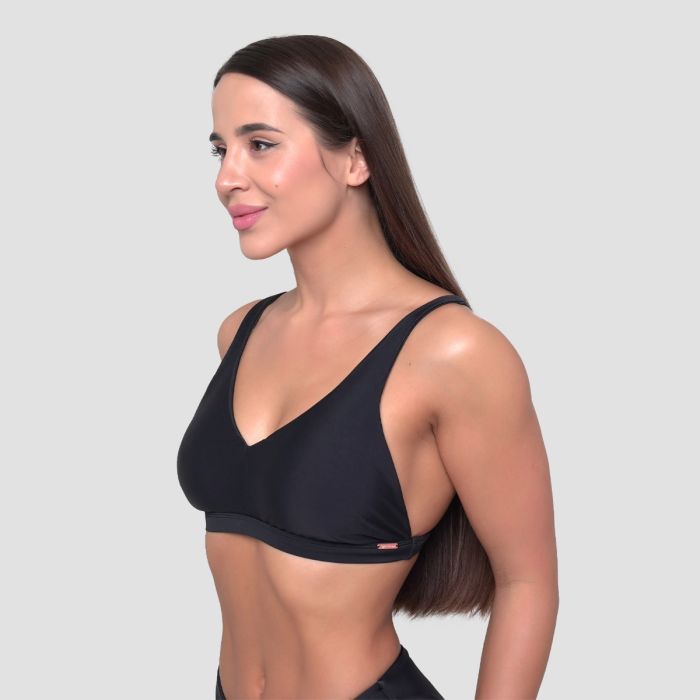 Women‘s Sports Bikini Top Black - GymBeam M