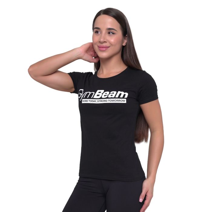 Women‘s Strong Tomorrow T-shirt Black - GymBeam XL