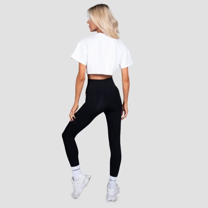 Women‘s Thrive Cropped T-shirt White - GymBeam L