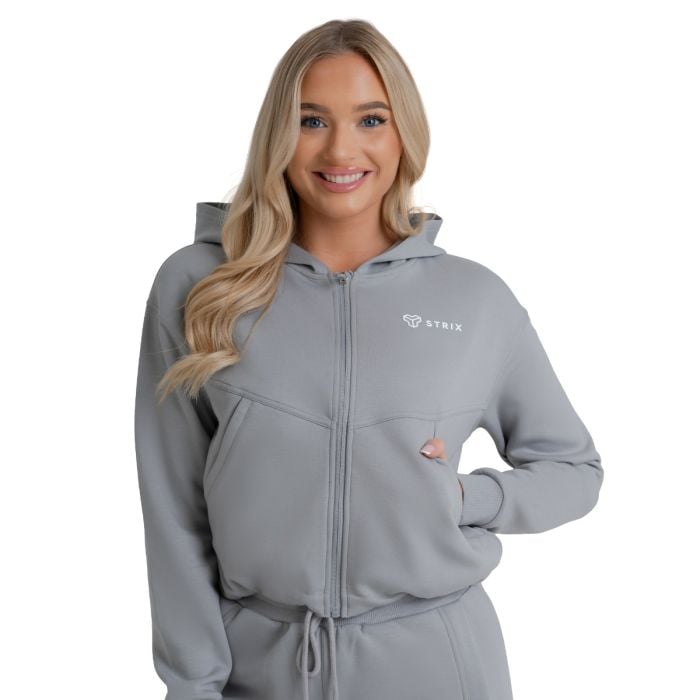 Hoodie für Frauen ZOA Zip-Up in Smoke - STRIX L