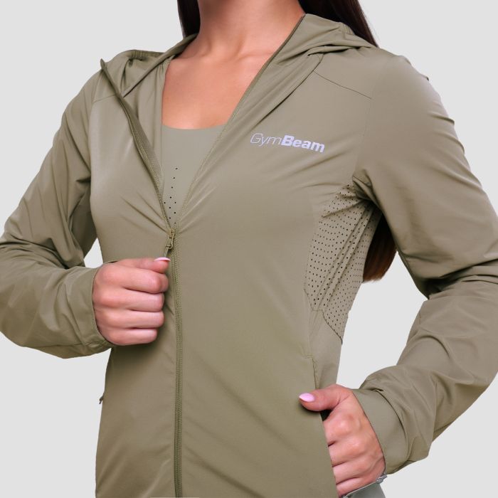 Pulse Laufjacke für Frauen in Vetiver - GymBeam XL