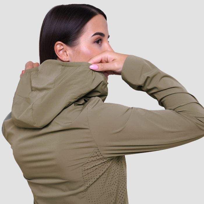Pulse Laufjacke für Frauen in Vetiver - GymBeam XL
